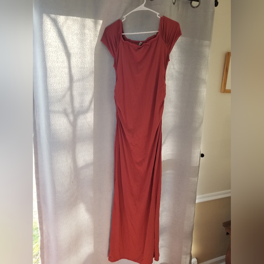 Maternity maxi dress